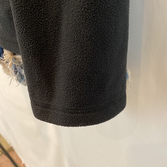 Columbia fleece mock neck quarter zip pullover sweater in black size XL - Picture 6 of 11